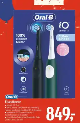 Føtex Oral B Eltandbørste tilbud