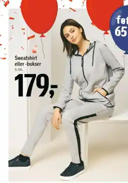Føtex Sweatshirt eller-bukser tilbud