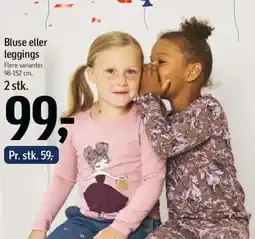 Føtex Bluse eller leggings tilbud