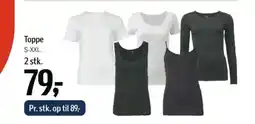 Føtex Toppe S-XXL. 2 stk. tilbud
