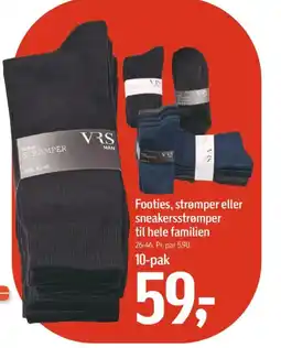 Føtex Footies, strømper eller sneakersstrømper til hele familien tilbud