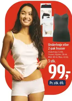 Føtex Undertrøje eller 2-pak trusser tilbud