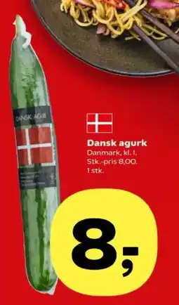 SuperBrugsen Dansk agurk tilbud