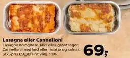 SuperBrugsen Lasagne eller Cannelloni tilbud