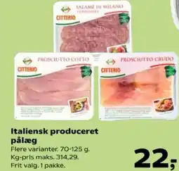 SuperBrugsen Italiensk produceret pålæg tilbud