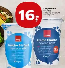 SuperBrugsen Coop creme fraiche tilbud