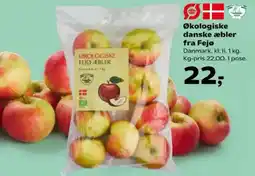 SuperBrugsen Økologiske danske æbler fra Fejø tilbud