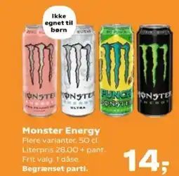 SuperBrugsen Monster Energy tilbud