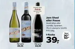 SuperBrugsen Jam Shed eller Pasas tilbud