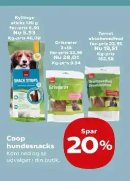 SuperBrugsen Coop hundesnacks tilbud