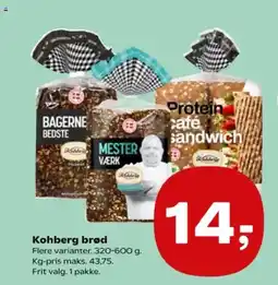 SuperBrugsen Kohberg brød tilbud