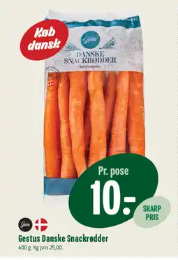 Min Købmand Gestus Danske Snackrødder tilbud
