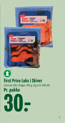 Min Købmand First Price Laks i Skiver tilbud
