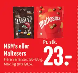 Min Købmand M&M's eller Maltesers tilbud