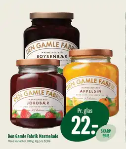 Min Købmand Den Gamle Fabrik Marmelade tilbud