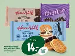Min Købmand Karen Volf Småkager, Bites, Kiks eller Cookies tilbud