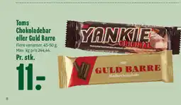 Min Købmand Toms Chokoladebar eller Guld Barre tilbud