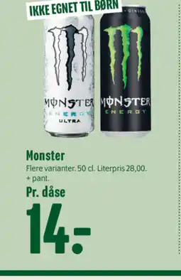 Min Købmand Monster tilbud