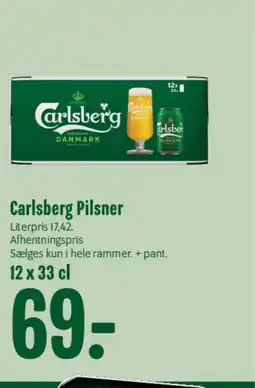 Min Købmand Carlsberg Pilsner tilbud