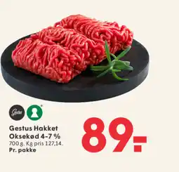 SPAR Gestus Hakket Oksekød 4-7 % tilbud