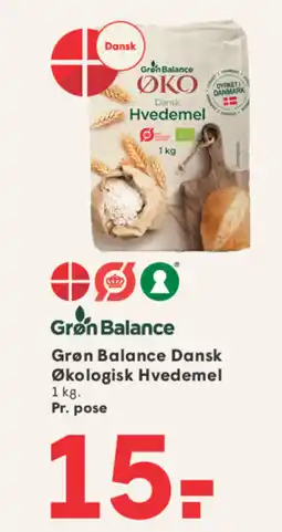 SPAR Grøn Balance Dansk Økologisk Hvedemel tilbud