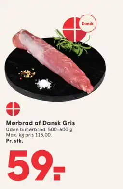 SPAR Mørbrad af Dansk Gris tilbud