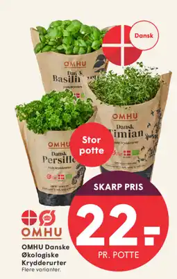 SPAR OMHU Danske Økologiske Krydderurter tilbud