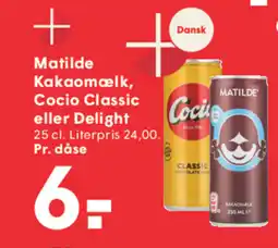 SPAR Matilde Kakaomælk, Cocio Classic eller Delight tilbud