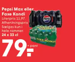 SPAR Pepsi Max eller Faxe Kondi tilbud