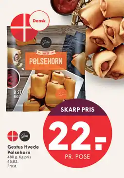 SPAR Gestus Hvede Pølsehorn tilbud