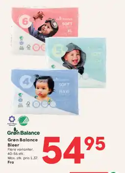 SPAR Grøn Balance Bleer tilbud