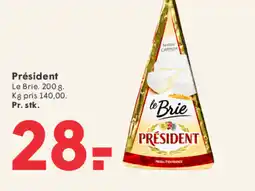 SPAR Président Le Brie tilbud