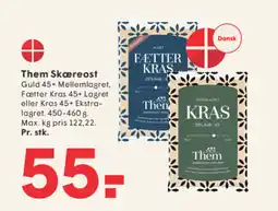 SPAR Them Skæreost tilbud