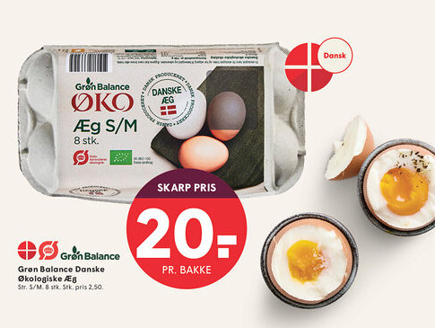 SPAR Grøn Balance Danske Økologiske Æg tilbud
