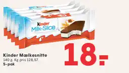 SPAR Kinder Mælkesnitte tilbud