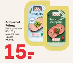 SPAR 3-Stjernet Pålæg tilbud