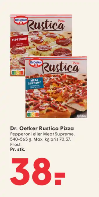 SPAR Dr. Oetker Rustica Pizza tilbud