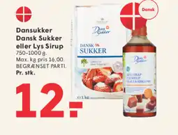 SPAR Dansukker Dansk Sukker eller Lys Sirup tilbud