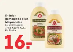 SPAR K-Salat Remoulade eller Mayonnaise tilbud