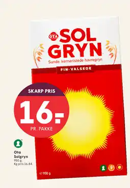 SPAR OTA Solgryn tilbud