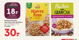 SPAR Paulúns Granola, Havrefras eller Guldkorn tilbud