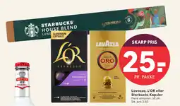 SPAR Lavazza, L'OR eller Starbucks Kapsler tilbud