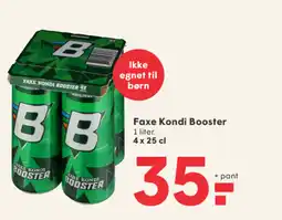SPAR Faxe Kondi Booster tilbud