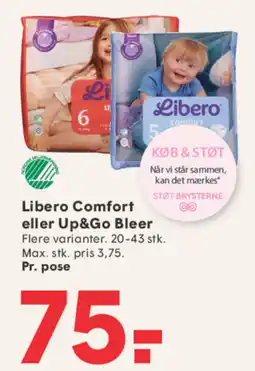 SPAR Libero Comfort eller Up&Go Bleer tilbud