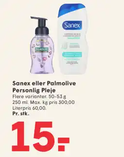 SPAR Sanex eller Palmolive Personlig Pleje tilbud