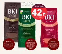 SPAR BKI Formalet Kaffe tilbud
