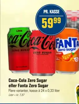 Otto Duborg Coca-Cola Zero Sugar eller Fanta Zero Sugar tilbud