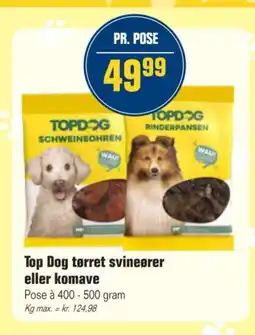 Otto Duborg Top Dog tørret svineører eller komave tilbud