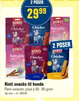 Otto Duborg Rinti snacks til hunde tilbud