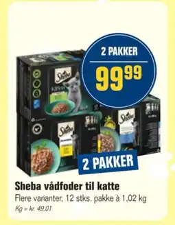 Otto Duborg Sheba vådfoder til katte tilbud
